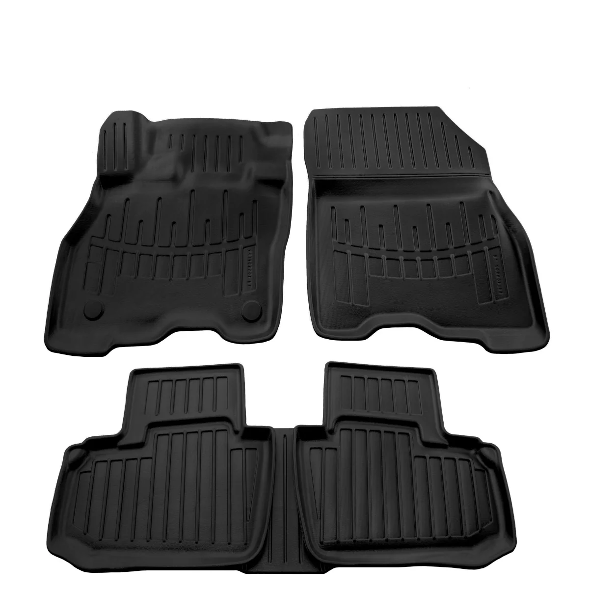 "Fußmatten Auto, Gummimatten Auto 3D für NISSAN Leaf (ZE1) (2017-...), passgenaue Polyurethan Autofußmatten image"
