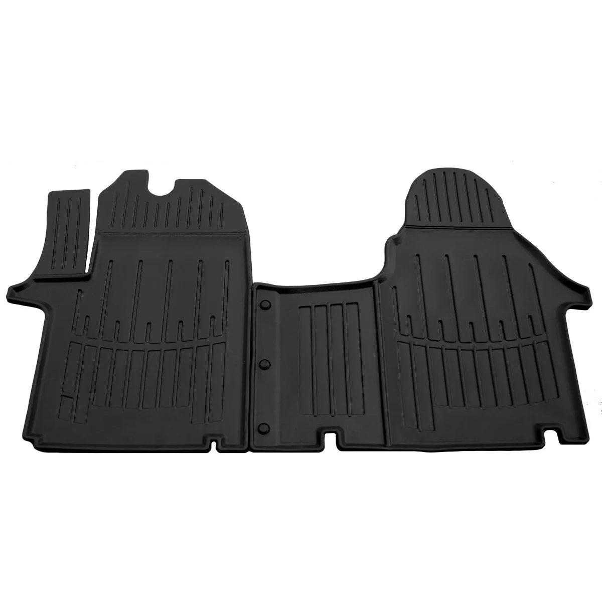 Gummifußmatten Auto für Nissan Primastar (2002-2016) (1plus2), 3D, passgenau, Polyurethan, mit hohem Rand