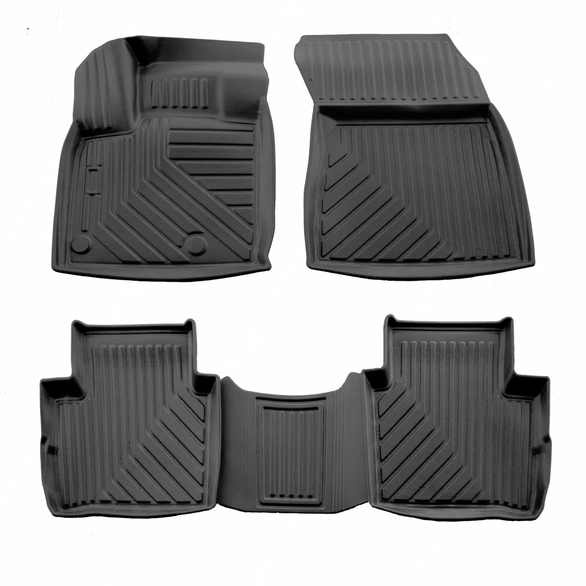 "Fußmatten Auto für NISSAN QASHQAI J12 (2021-2024), 3D, passgenaue Gummimatten (ohne e-power) image"