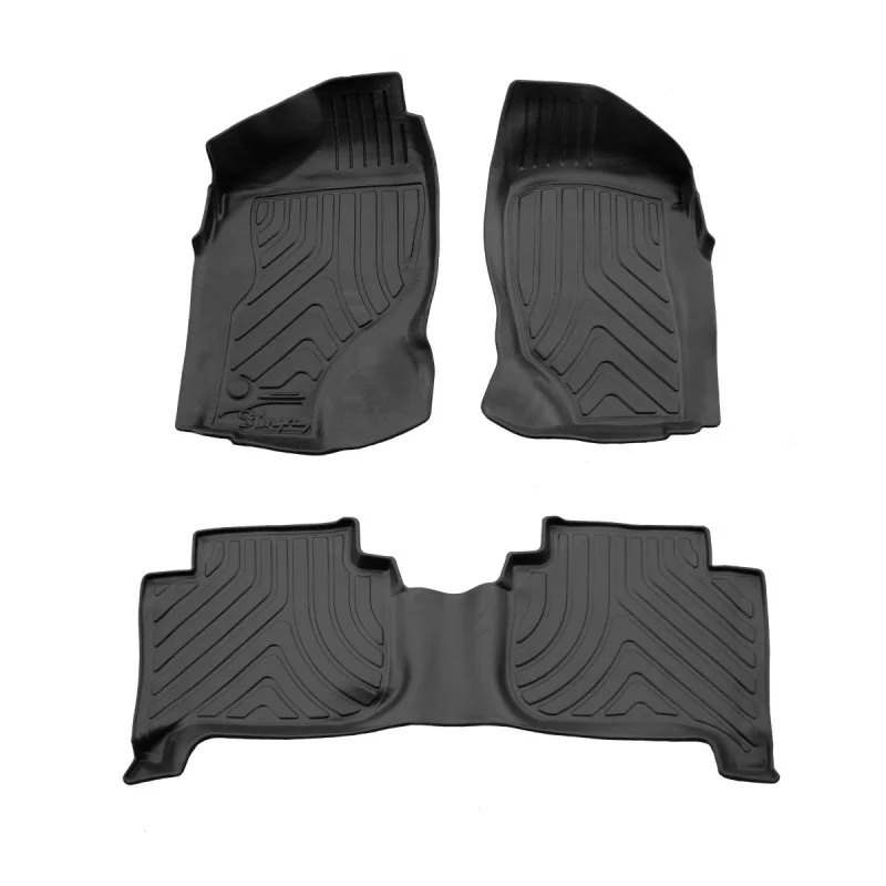 "Fußmatten Auto, Gummimatten Auto 3D für NISSAN Terrano II 1993-2005 (3-türer), passgenaue Autofußmatten, mit hohem Rand image"