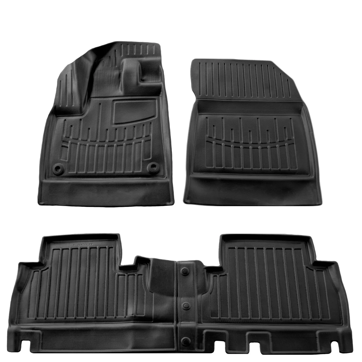 "Gummifußmatten Auto 3D für OPEL Combo E (2018-...) mit Armlehne, passgenau image"