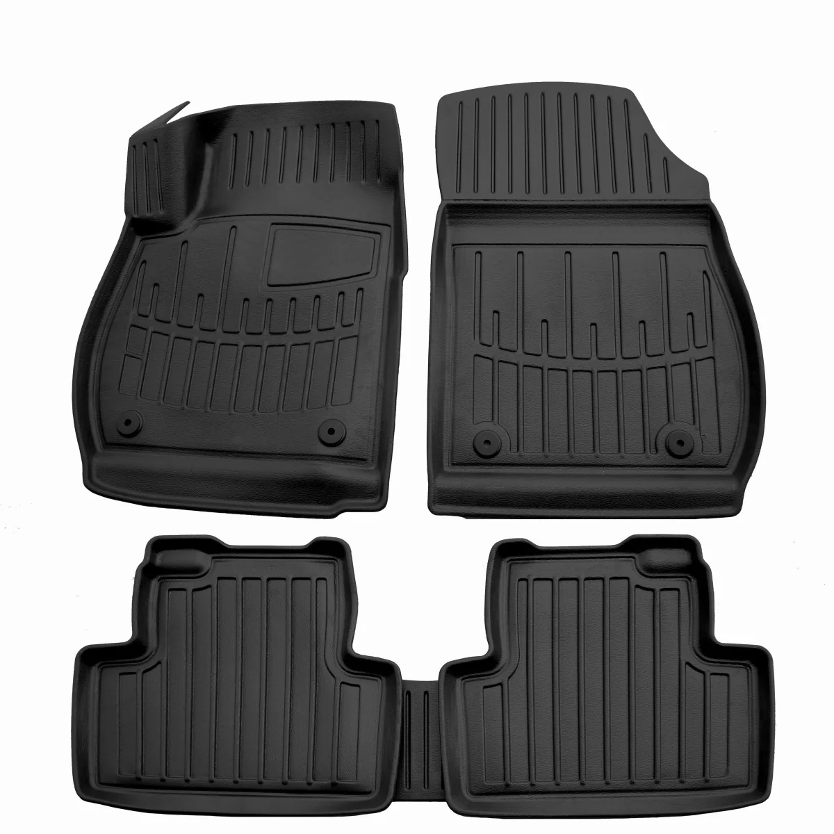"Fußmatten Auto, Gummimatten 3D für OPEL Zafira Tourer C (2011-2019), passgenau, hoher Rand image"