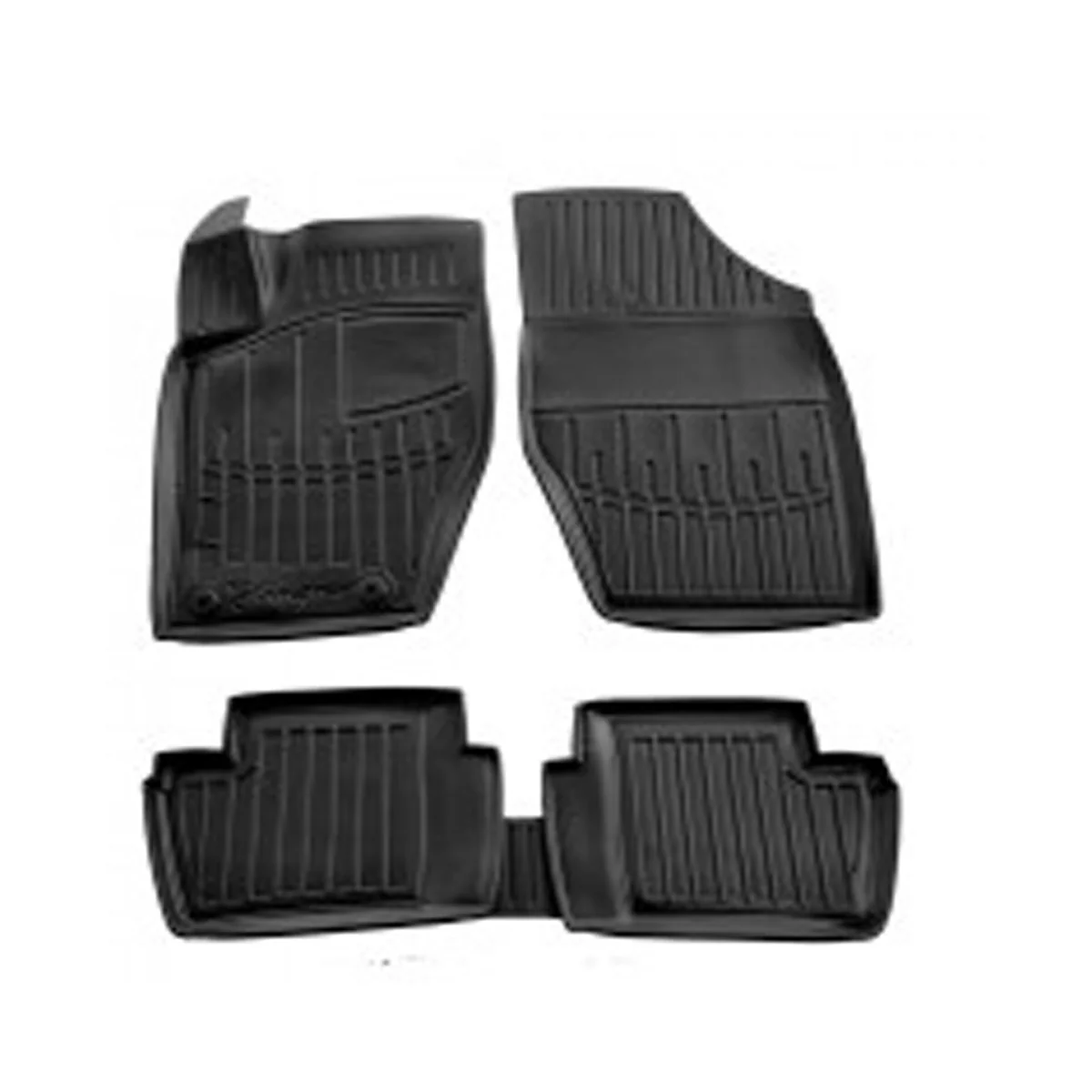 "Gummifußmatten Auto, 3D Fußmatten passgenau für Peugeot 307 (2001-2008), Autofußmatten image"