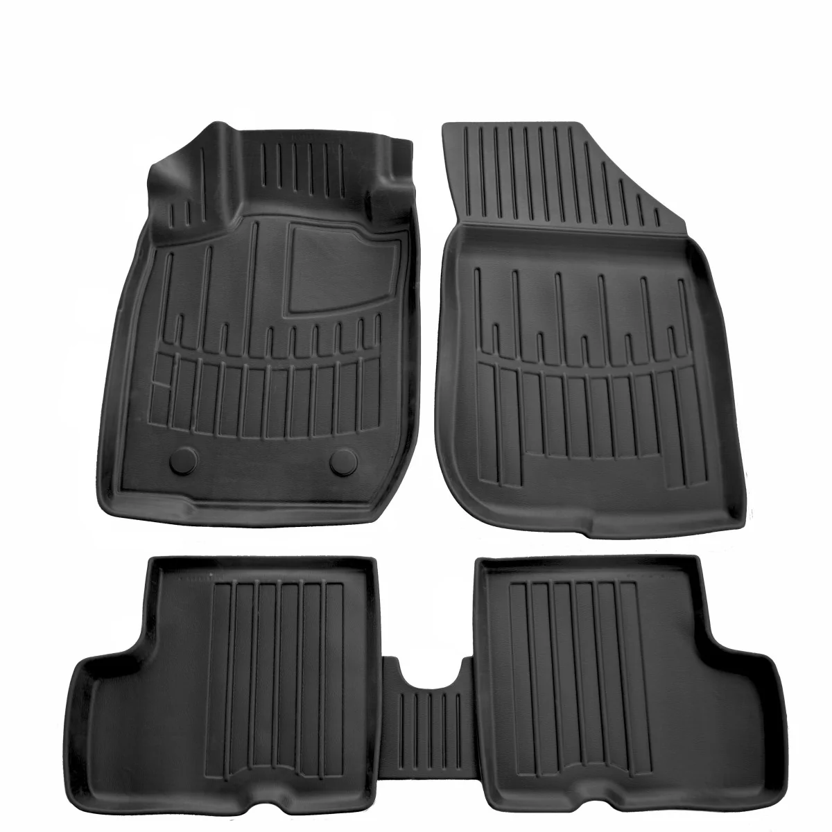 "Gummifußmatten Auto für Renault Duster (2010-2015) 2WD, 3D, passgenau image"