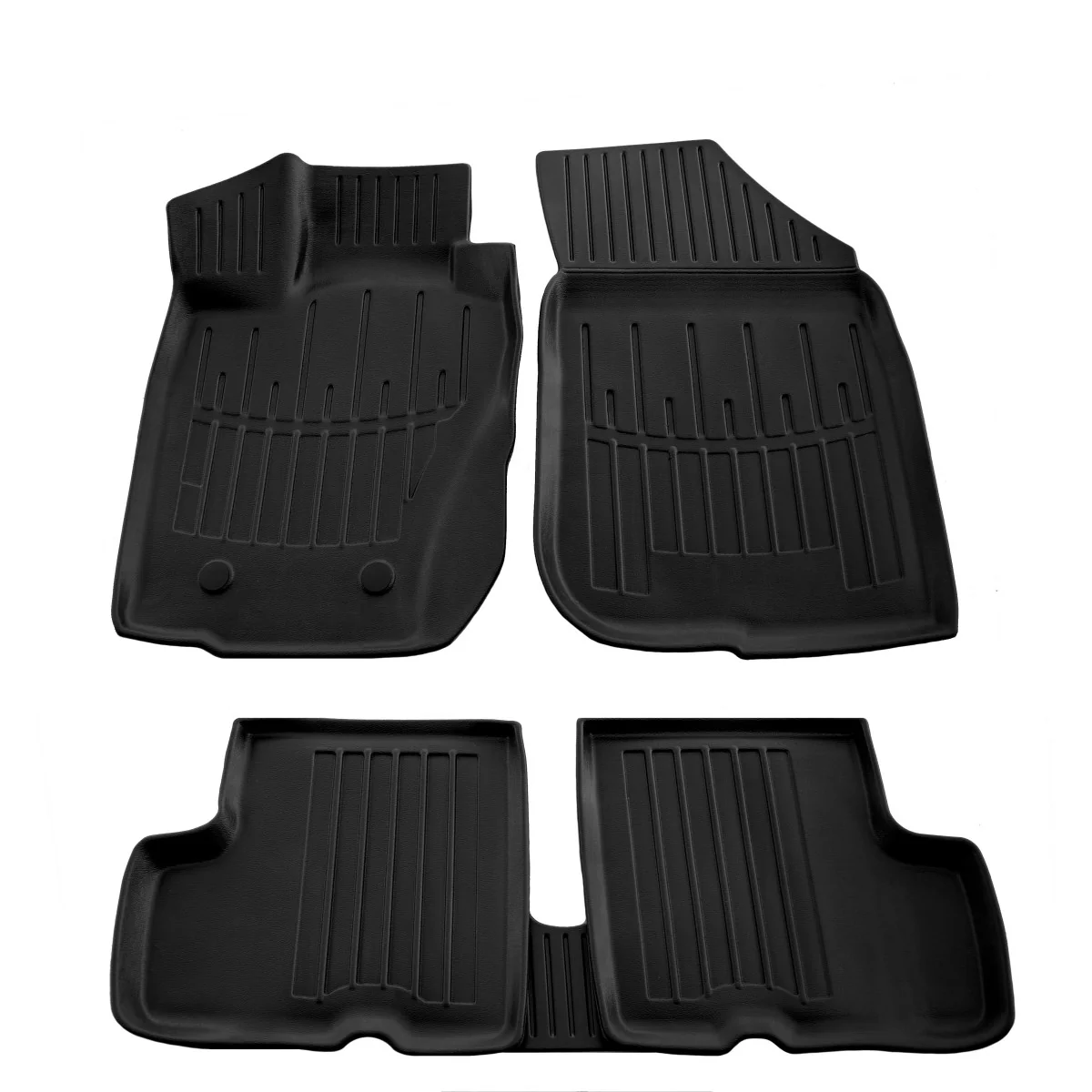 "Gummifußmatten Auto für RENAULT Duster (2015-2018) 4WD, 3D, passgenau image"