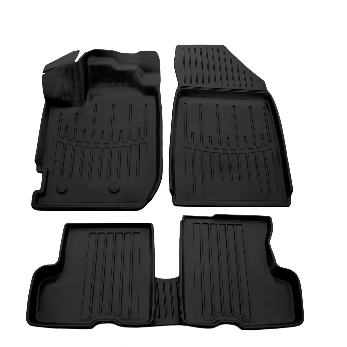 "Fußmatten Auto, Gummimatten Auto 3D für RENAULT Duster II (2018-...), geruchsneutral image"