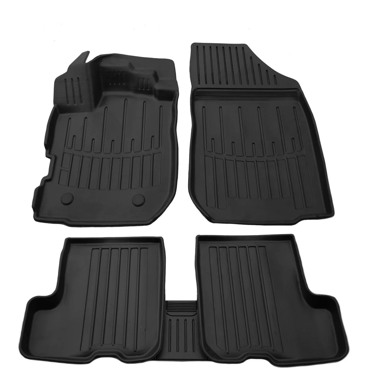 "Gummifußmatten Auto für RENAULT Sandero Stepway II (2012-2020), 3D, passgenaue Autofußmatten image"