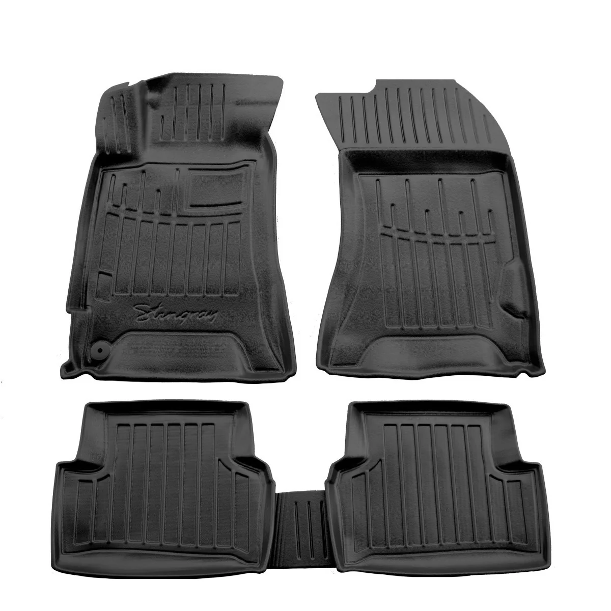 "Gummifußmatten Auto für SUBARU Forester SG (2002-2008), 3D, passgenau, Set image"