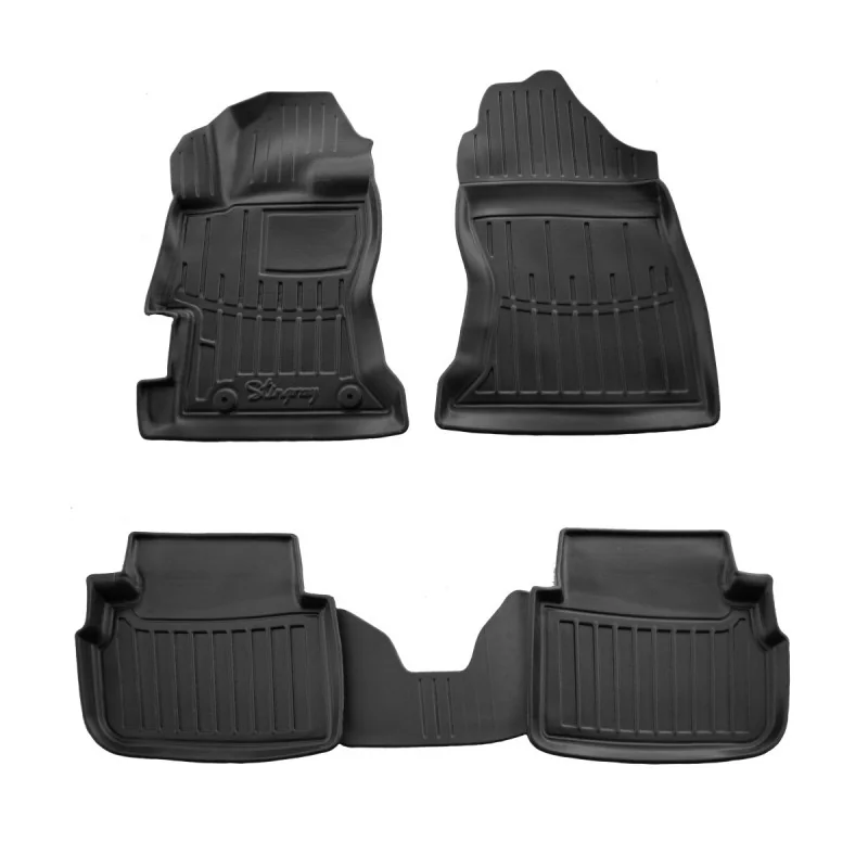 "Fußmatten Auto, Gummimatten 3D für SUBARU XV (GT) (2017-2022), passgenau, mit hohem Rand, geruchsneutral image"