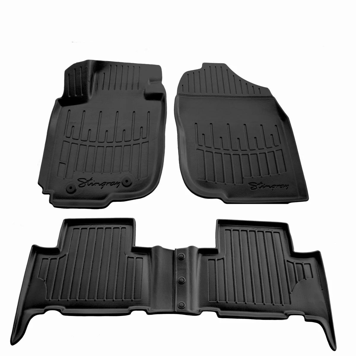 "Gummimatten Auto für TOYOTA RAV 4 (CA30W) (2005-2016), 3D, passgenau, rutschfest, mit hohem Rand image"