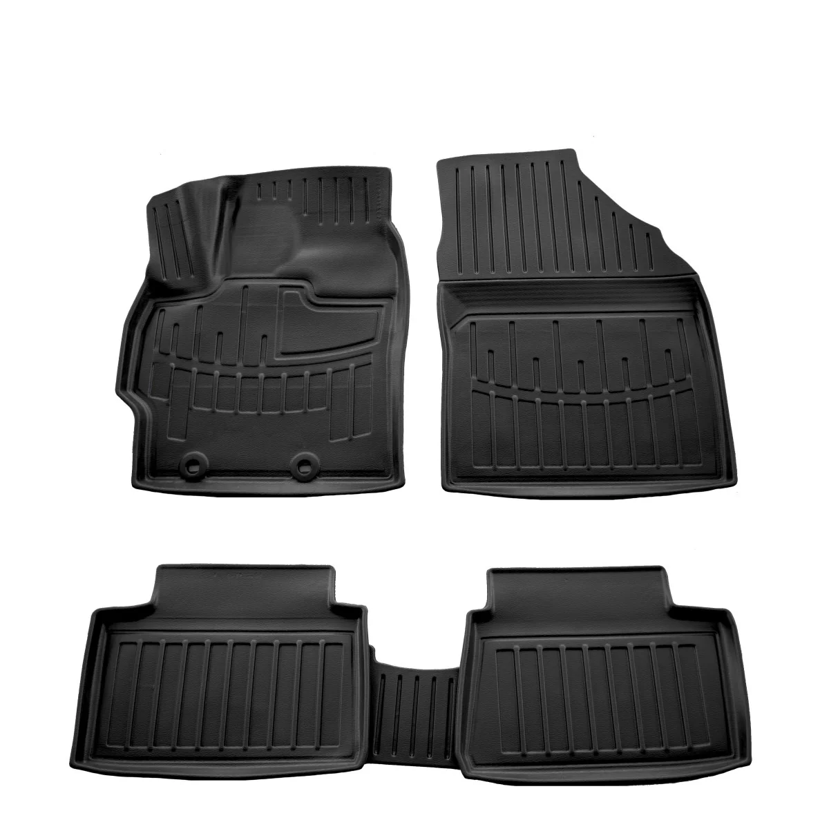 Gummifußmatten Auto für TOYOTA Yaris Cross (XP21) (2020-...), 3D, passgenau, hoher Rand, geruchlos