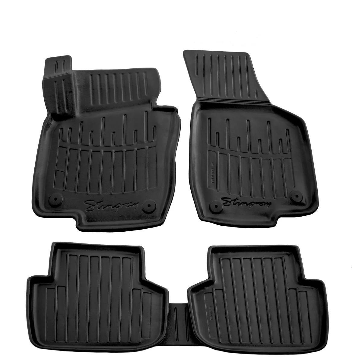 "Gummifußmatten Auto für VW Passat B7 USA Modelle 2011-2018, 3D, passgenau, Polyurethan, hohe Seitenkanten image"