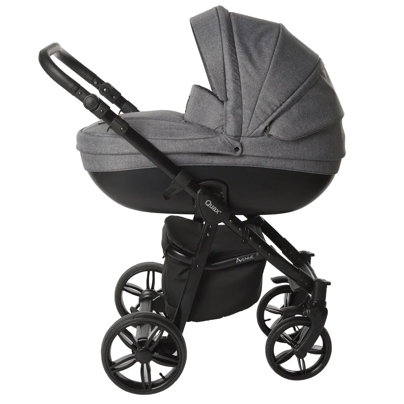 "Quax Kinderwagen Avenue, Farbe Kinderwagen: Leinen Grau image"