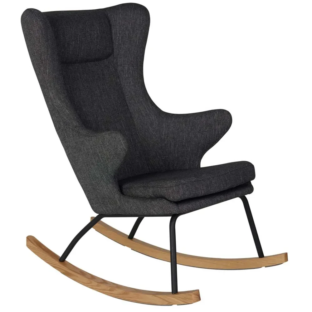 "Quax Schaukelstuhl /Stillstuhl De Luxe schwarz image"