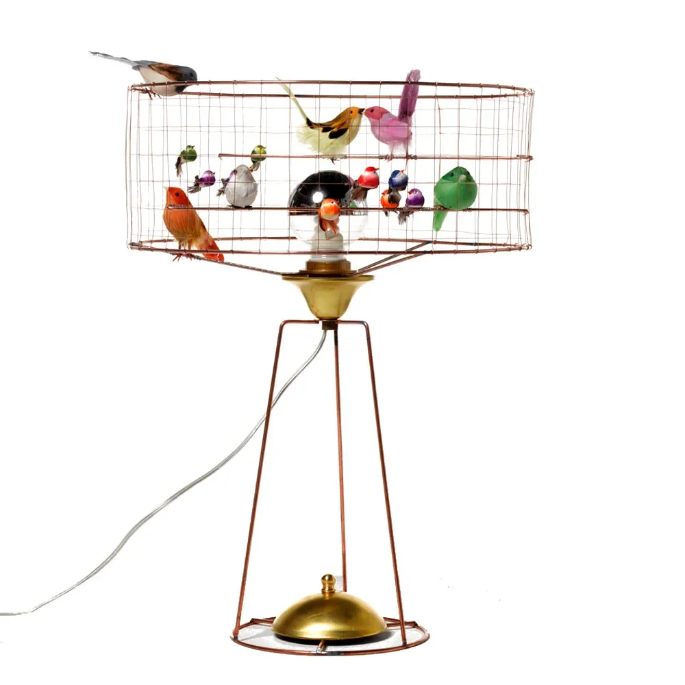 "Challières Tischlampe Vogelvoliere image"