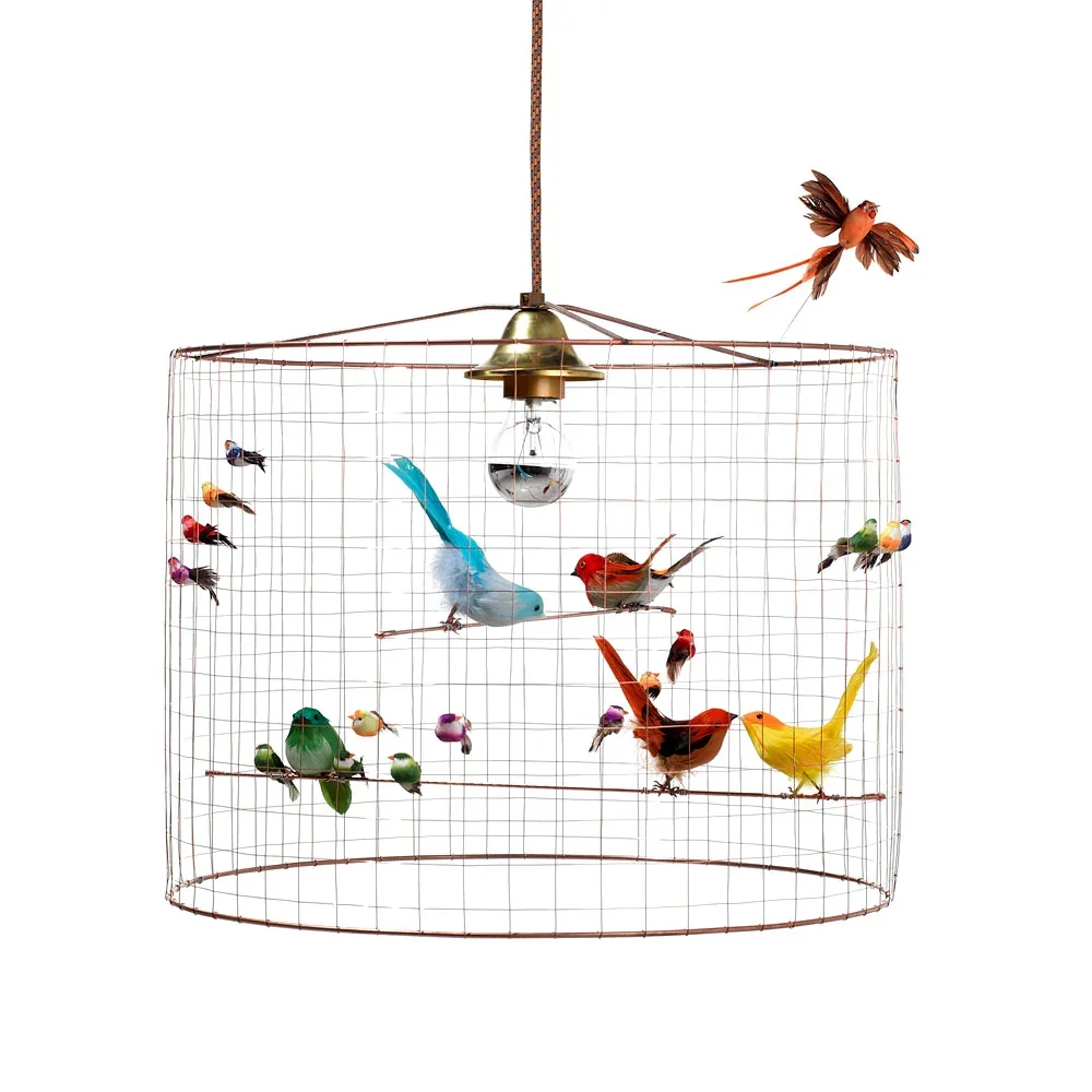 "Challières Pendellampe Vogelvoliere image"
