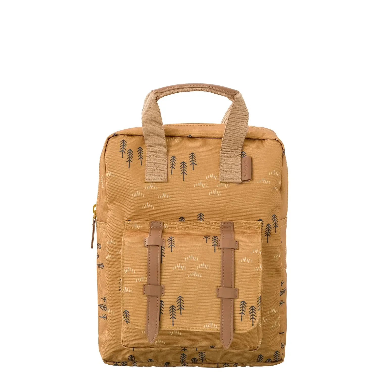 "Fresk Kleiner Rücksack, 27x22x8 cm, Farbe: Waldfichte gelb image"