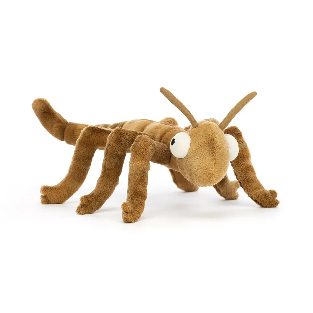 "Jellycat Stabheuschrecke Kuscheltier in Insektenform, weiches Plüschtier-Geschenk für Insektenliebhaber image"