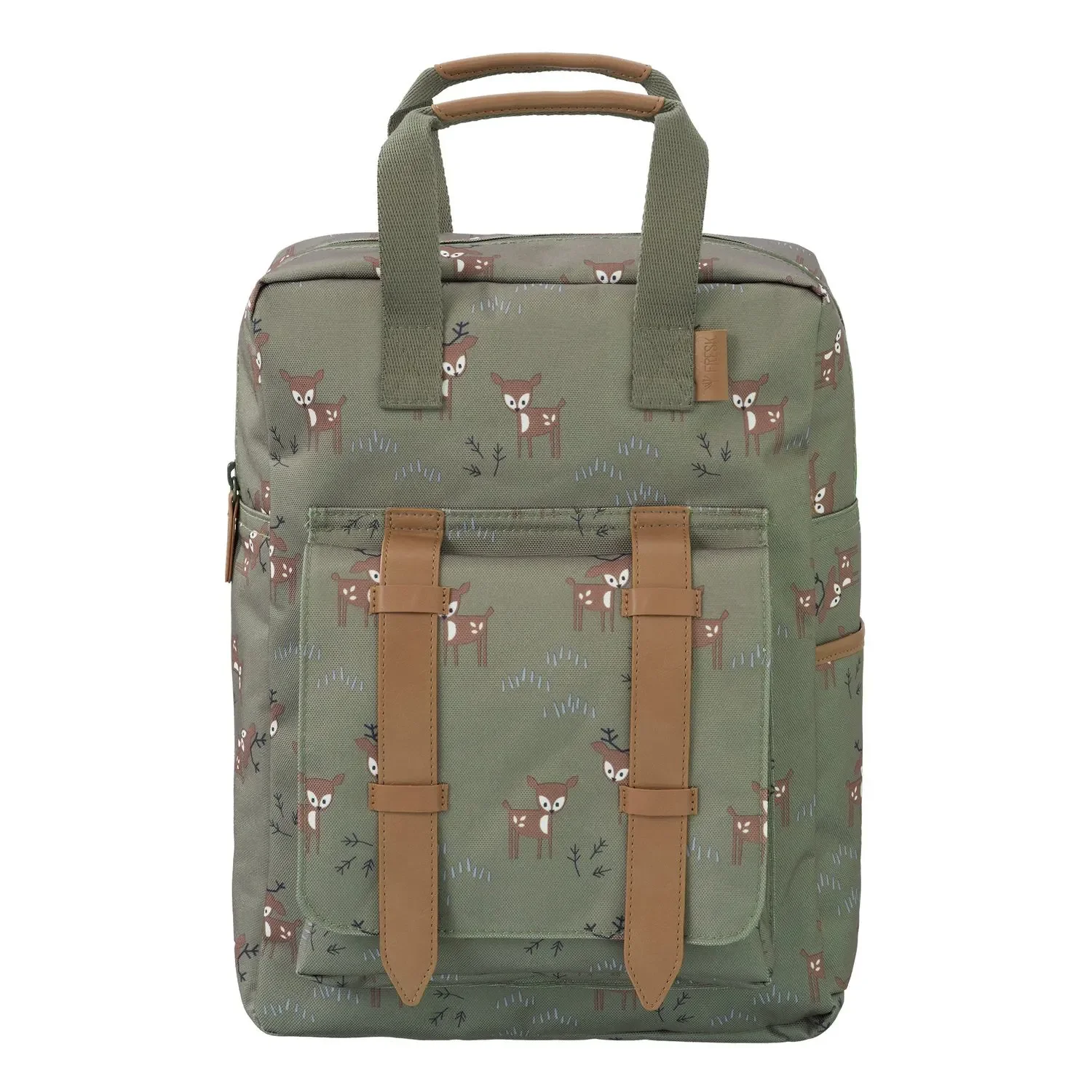 "Fresk Rücksack - Grosse, 38x28x10 cm, Farbe: Hirsch oliv image"