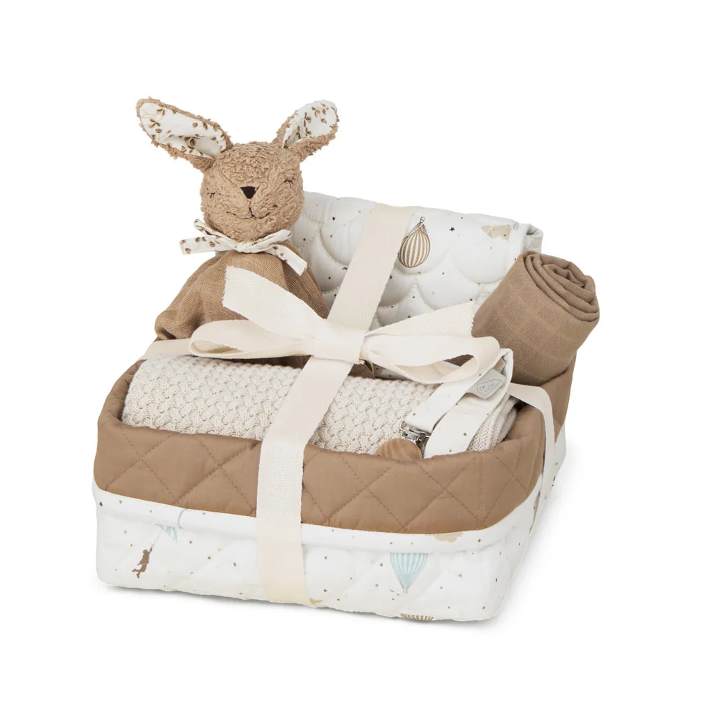 "Babyparty Geschenkkorb, Geschenk zur Geburt, Nachhaltig, Wiederverwendbar, Dreamland Edition image"