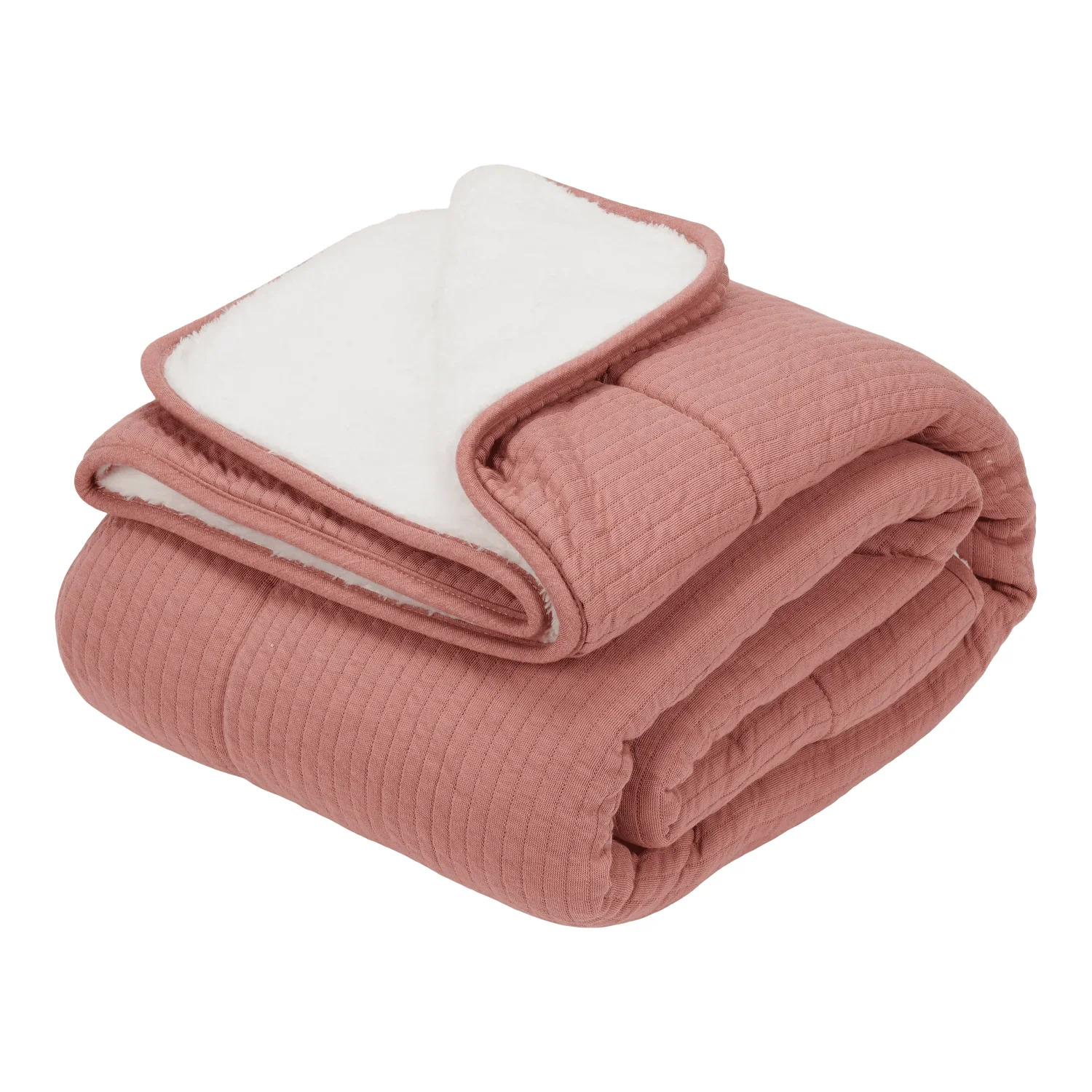 Little Dutch Wiegedecke - Pure, Farbe: Pink blush