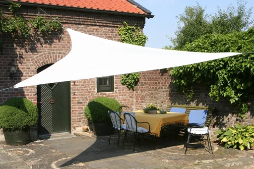 "Dreieck-Sonnensegel wasserabweisend silbergrau 360 x 360 x 360cm image"