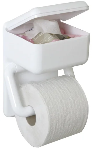 "Duo WC-Papierhalter, mit Feuchttuchbox image"