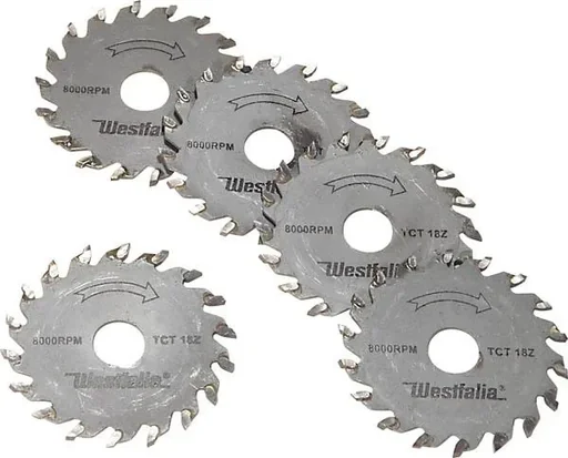 "Sägeblatt Set 5-teilig, Hartmetall, 18 Zähne image"