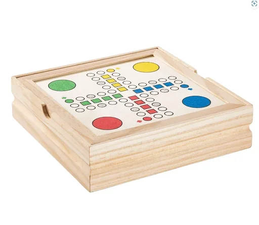 "Spielesammlung in Holzbox image"