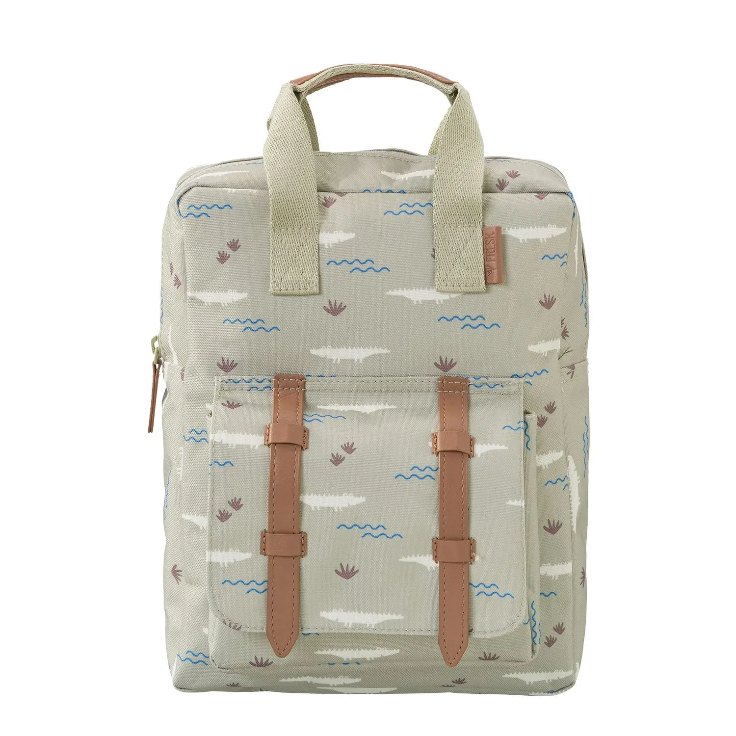 "Fresk Kleiner Rücksack, 27x22x8 cm, Farbe: Krokodil image"