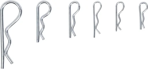 "Federstecker Sortiment, Ø 2,4 - 4,0 mm, 150-teilig image"