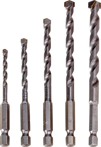 "Hartmetall Bohrer Satz 5-teilig mit 6-kant Aufnahme image"