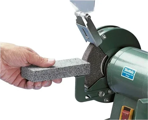 "Hand Rutscherstein, Nachbearbeitung/ Aufarbeitung von Schleifscheiben image"