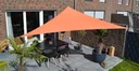 Dreieck-Sonnensegel wasserabweisend terracotta 360 x 360 x 360cm