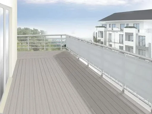 "Balkonverkleidung, hell silbergrau, 65 x 500 cm image"