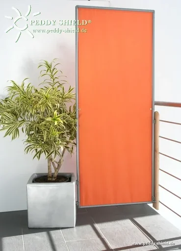 "Paravent Sicht- und Windschutz 70x170 cm terracotta image"