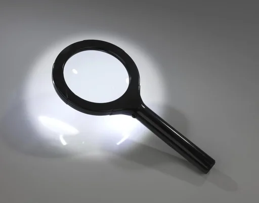 "Vergrößerungs-Lupe mit 15 LEDs, Schwarz image"