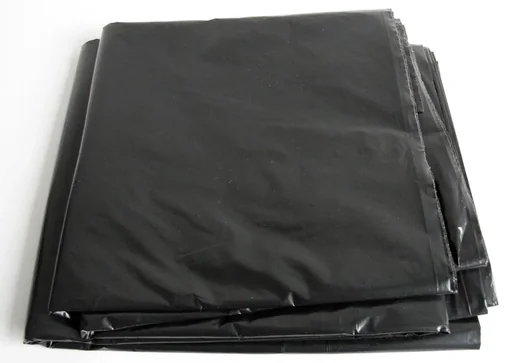 "Bauplane, extra schwer, schwarz, gefaltet, 4m x 5m, 20m² image"