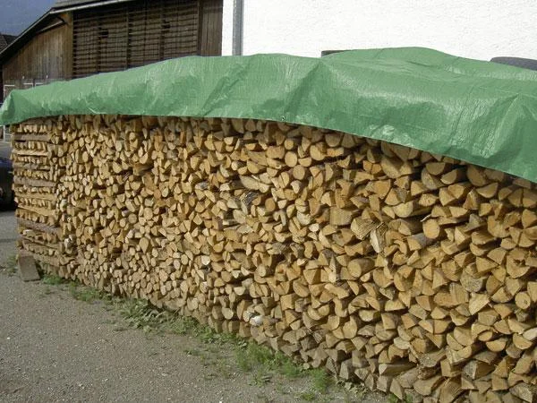 Holzstapelabdeckplane, Gewicht 90 g/m², 1,5 x 6 m