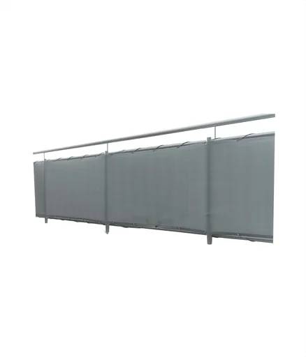 "Balkonverkleidung, hell silbergrau, 90 x 300 cm image"