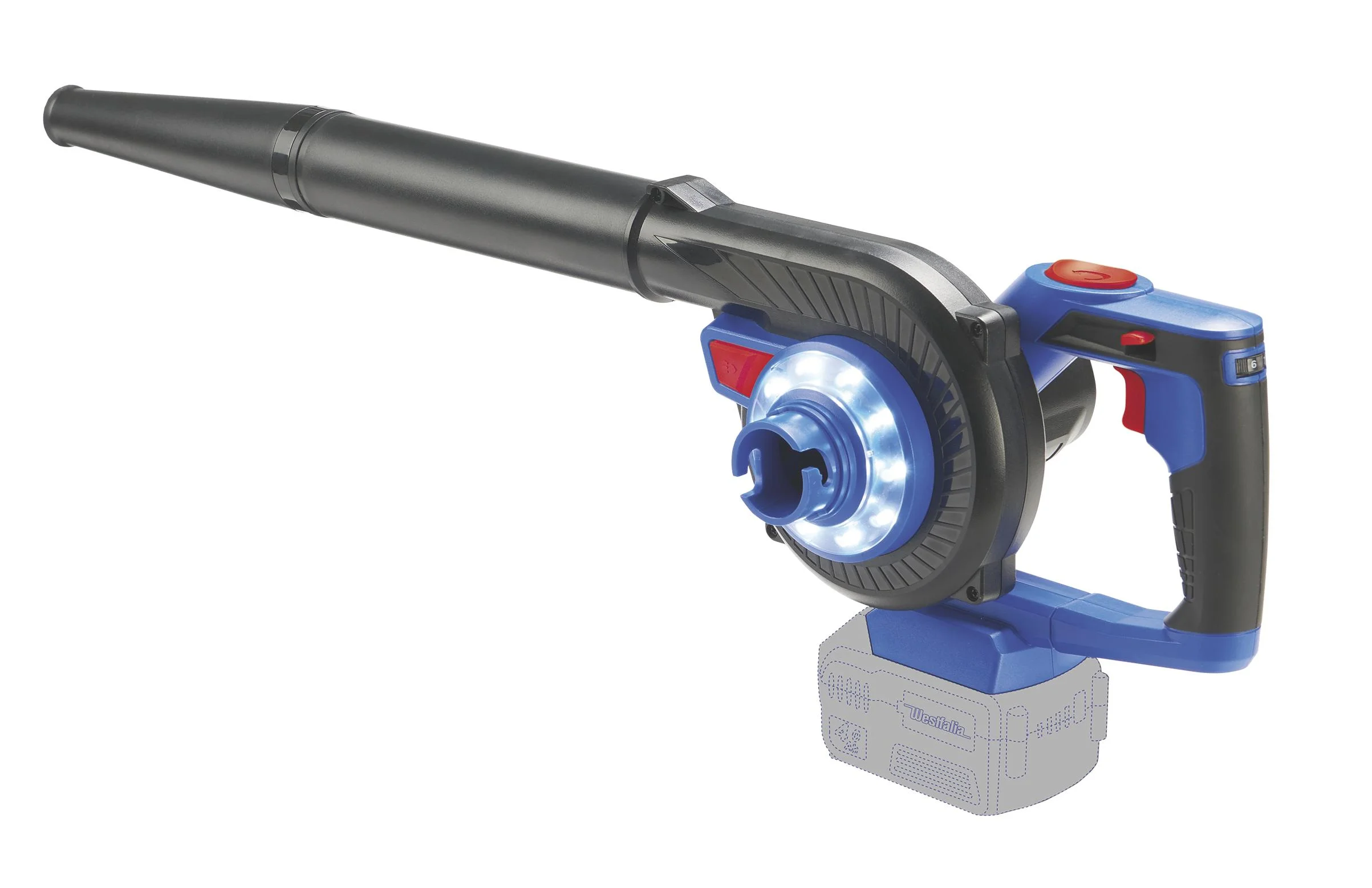 3 in 1 Akku-Turbo-Bläser 18 Volt Li-Ion AMG18