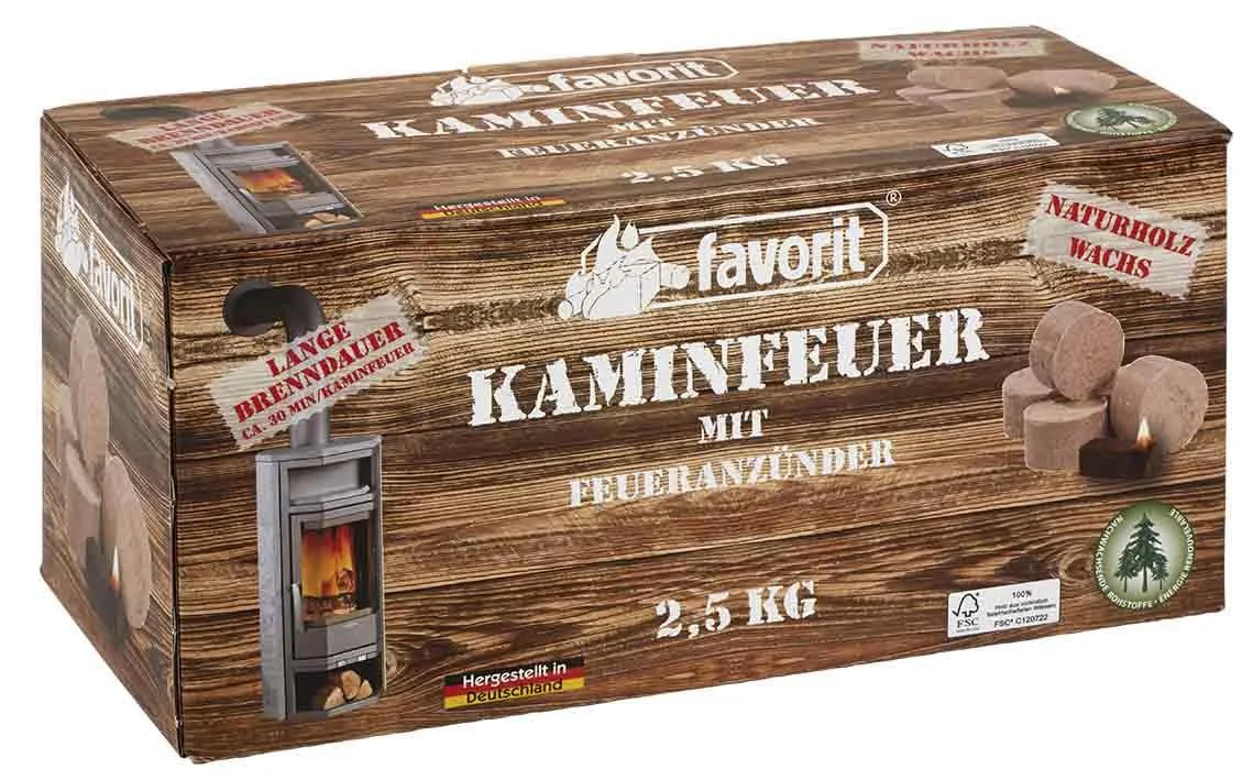 Kaminfeuer Anzünder XXL, 2,5 kg