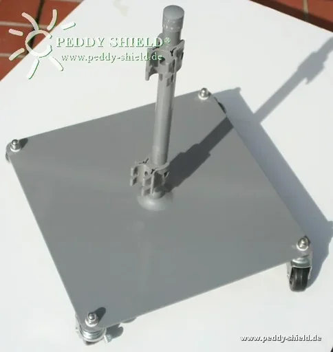 "Paravent Fußplatte rollbar image"