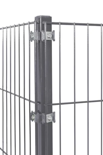 "Eckpfosten für Doppelstab- und Einstabmatten 1700 x 40 x 40 mm - anthrazit image"