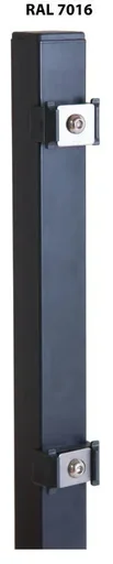 "Pfosten für Doppelstab- und Einstabmatten 1700 x 40 x 40 mm - anthrazit image"