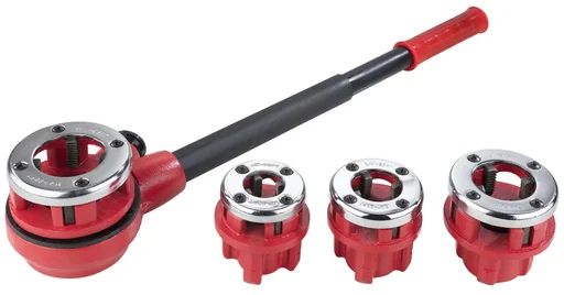 "Konische Ratschenkluppe 7-teilig, 4 Schneidköpfe image"