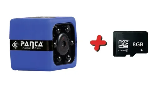 "Panta Pocket Cam HD Mini Kamera - GRATIS 8 GB Micro SD Speicherkarte image"