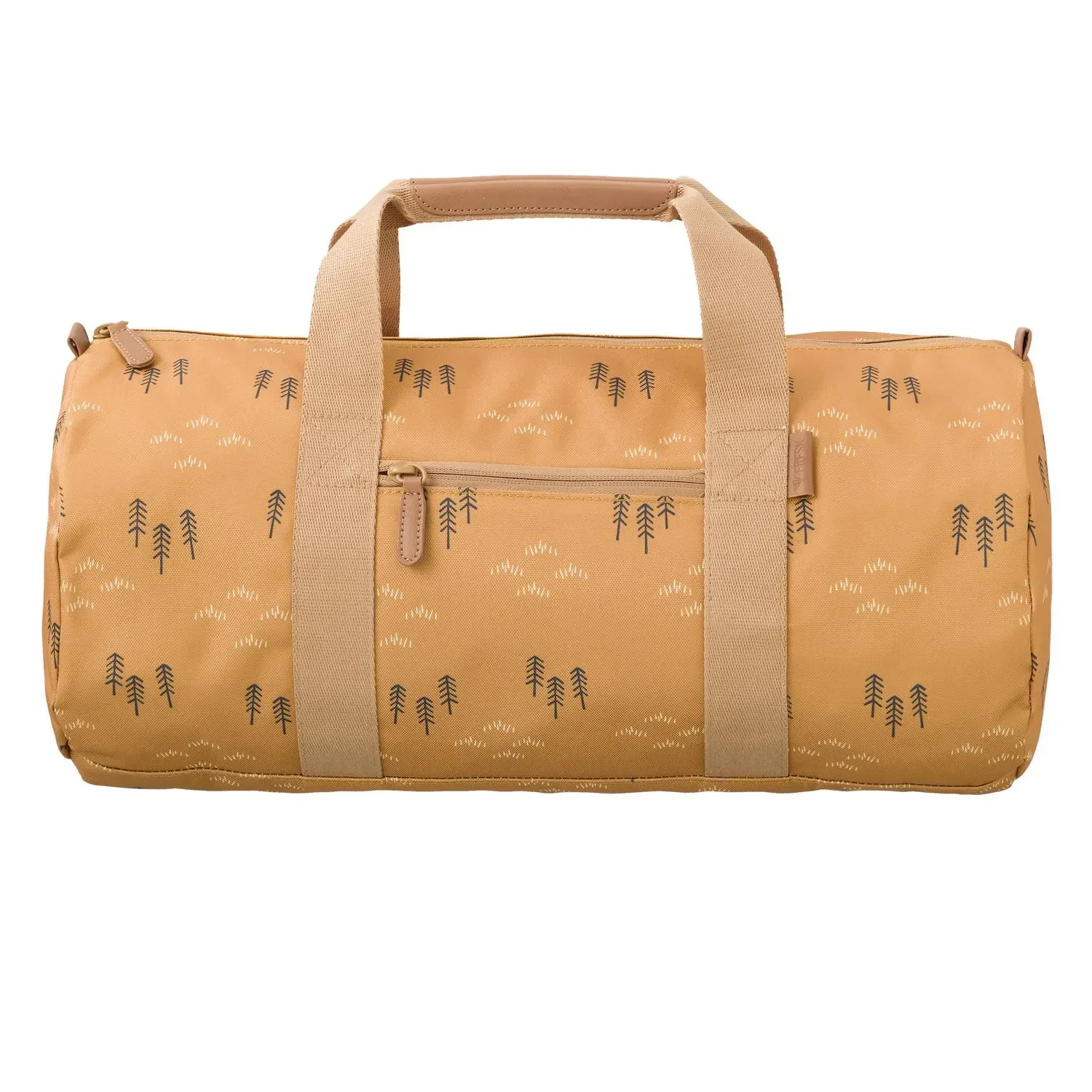"Fresk Reisetasche, Weekender Tasche, kleine, 42x21,5x21,5 cm, Farbe: Waldfichte gelb image"