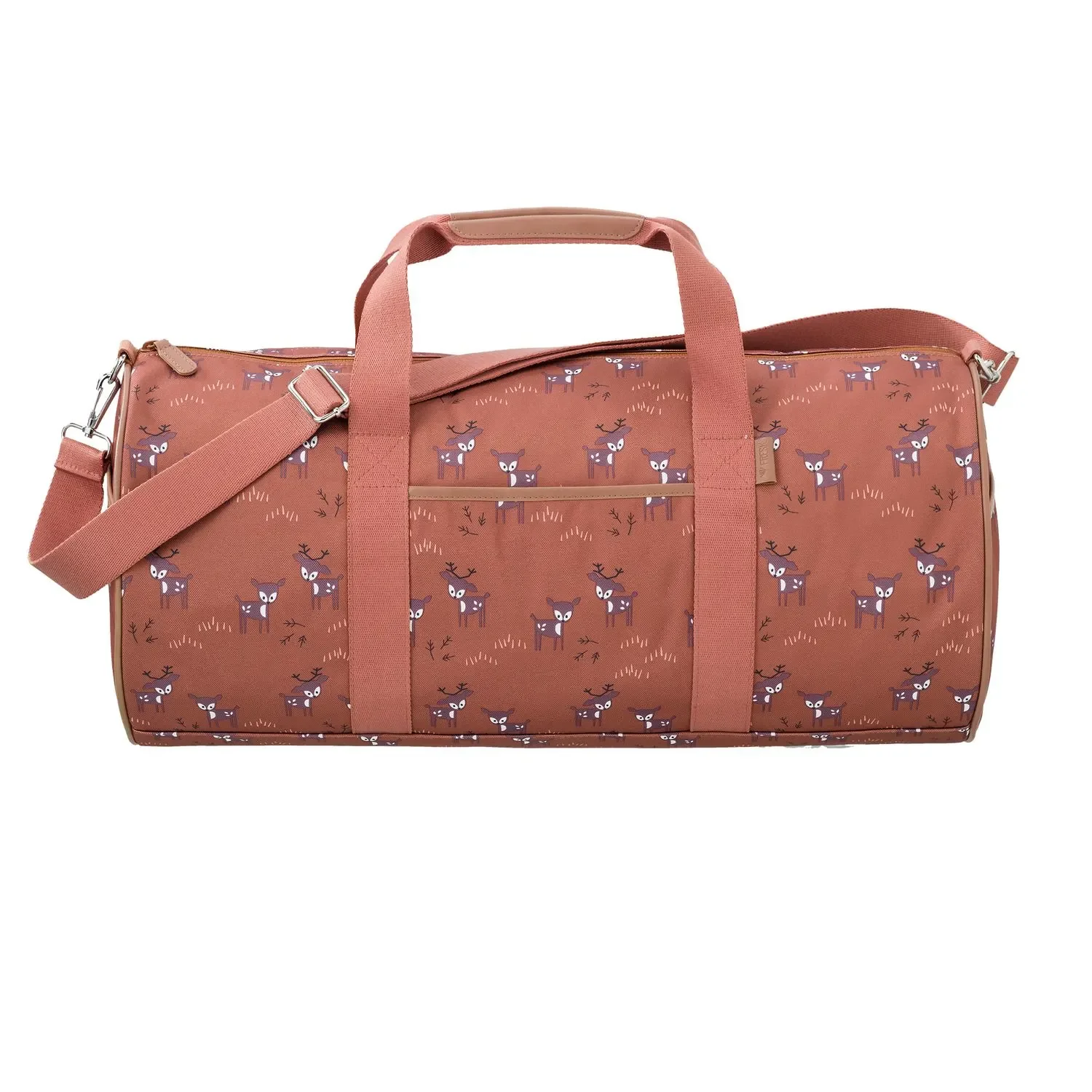 "Fresk Reisetasche, Weekender Tasche, 53 cm Ø 25 cm, Farbe: Hirsch bernsteinbraun image"