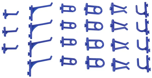 "Hakensortiment 24-teilig für Lochwände image"